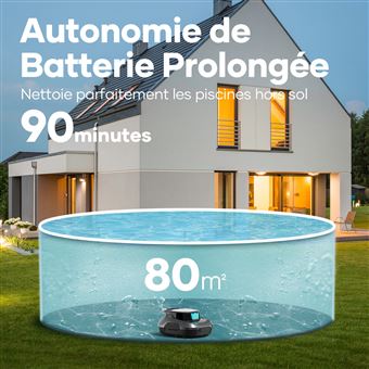 Robot nettoyeur de piscine sans fil Aiper Scuba SE 12,6 W Noir