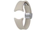 Bracelet hybride en simili cuir pour Samsung Galaxy Watch Series 115 mm S/M Taupe