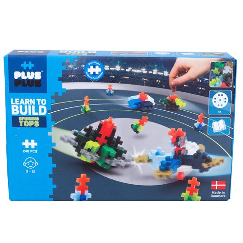 Jeu De Construction Plus Plus Kit Découverte Toupies 240 Pièces