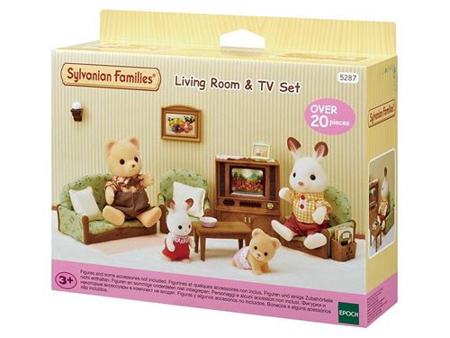 SYLVANIAN FAMILIES – Salle à Manger De Luxe (Living Room Set 5037) Occasion, Incomplet Set Living Room Sylvanian