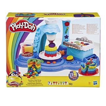Pâte à modeler pour enfant Play Doh Cakes Arc en Ciel