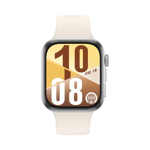 Montre connectée Huawei Watch Fit 4 Bluetooth avec bracelet en fluoroélastomère Blanc - Huawei