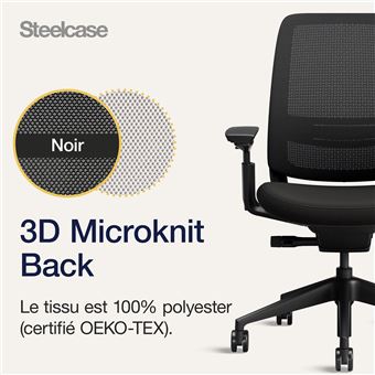 Chaise de bureau Steelcase Series 2 Noir