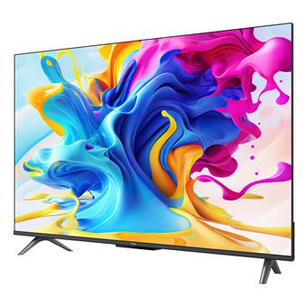 TV QLED TCL 43C645 109 cm 4K UHD Google TV 2023 Aluminium brossé