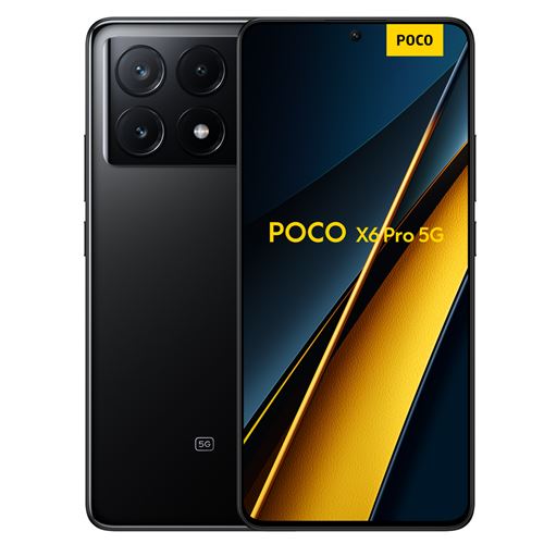 Smartphone Xiaomi Poco X6 Pro 6,67 5G Double SIM 256 Go Noir