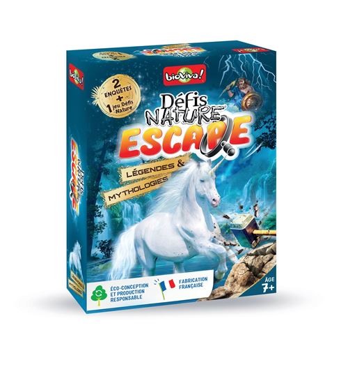 Jeu De Cartes Bioviva Défis Nature Escape Légendes Et Mythologie