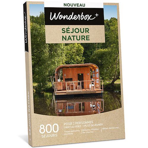 Coffret cadeau Wonderbox Séjour Nature