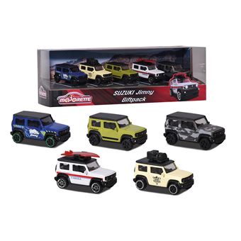 Voitures Majorette Jimny Giftpack 5 pièces