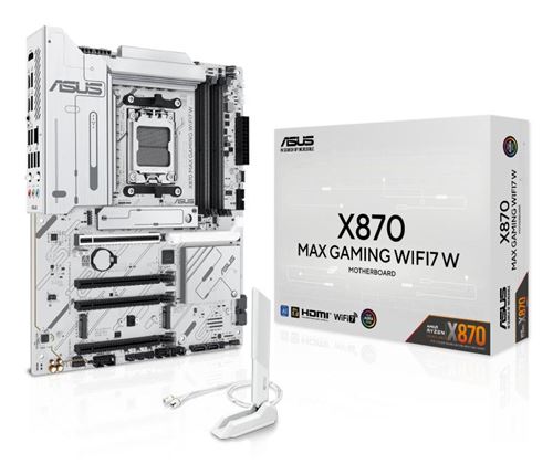 Carte mère ASUS X870 MAX GAMING WIFI7 W ATX Socket AM5 Chipset AMD X870