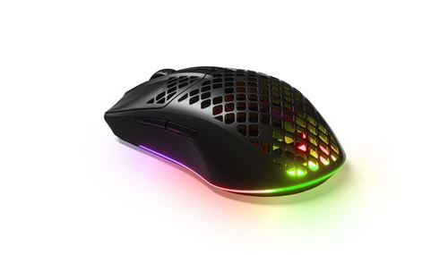 Souris SteelSeries Aerox 3 Wireless – Droitier RF sans fil + Bluetooth Optique 18000 DPI - vue 2