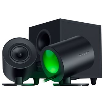 NOMMO V2 -  haut-parleurs gaming 2.1 a large bande avec projection arriere de lumiere Razer Chroma RGB - 1