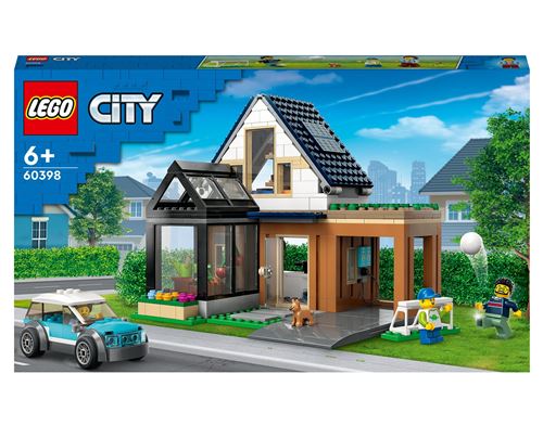 LEGO® City 60398 La maison familiale et la voiture électrique