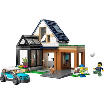 LEGO® City 60398 La maison familiale et la voiture électrique