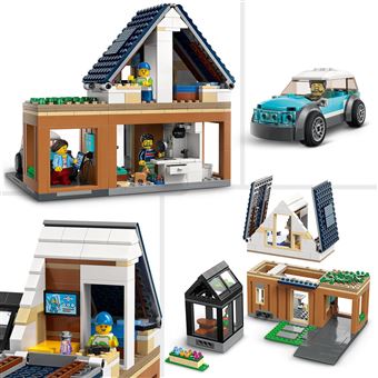 LEGO® City 60398 La maison familiale et la voiture électrique
