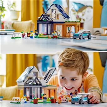 LEGO® City 60398 La maison familiale et la voiture électrique