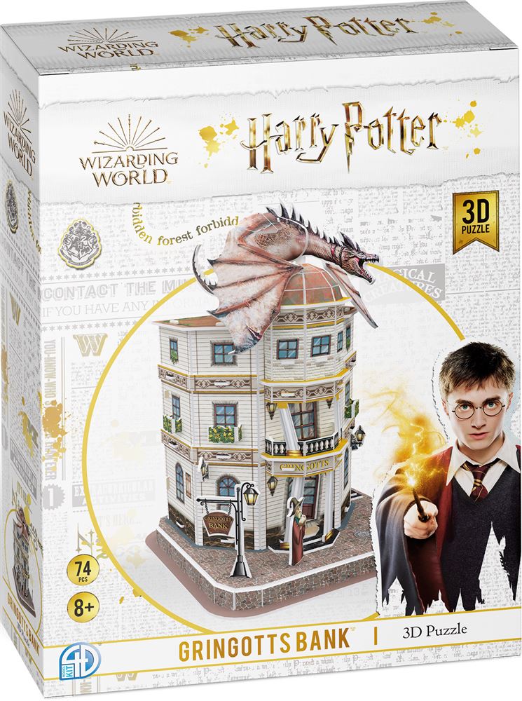 Puzzle 3D Asmodee Harry Potter La banque de Gringotts Puzzle 3D