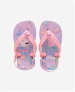 Tongs et espadrilles sportswear Havaianas Baby Peppa Pig Quiet Lilac 21