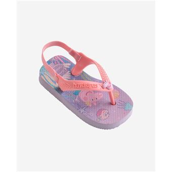 Tongs et espadrilles sportswear Havaianas Baby Peppa Pig Quiet Lilac 21