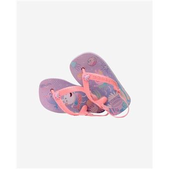 Tongs et espadrilles sportswear Havaianas Baby Peppa Pig Quiet Lilac 21