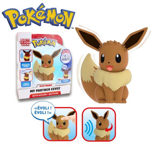 Pok&eacute;mon - My Partner Evoli - Figurine interactive