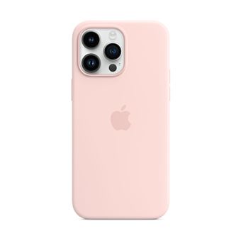 Apple - Coque de protection pour téléphone portable - avec MagSafe - silicone - rose craie - pour iPhone 14 Pro Max