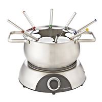 Fonduta Elettrica Kitchen Chef 1300W - Caquelon 2,7L Antiaderente, 8 Forchette Colorate - Foto 14