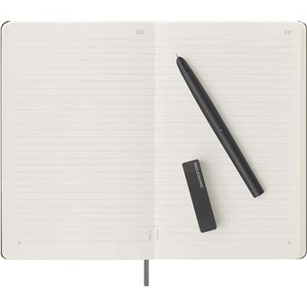 Set cahier connecté grand format Smart avec stylo Moleskine Noir