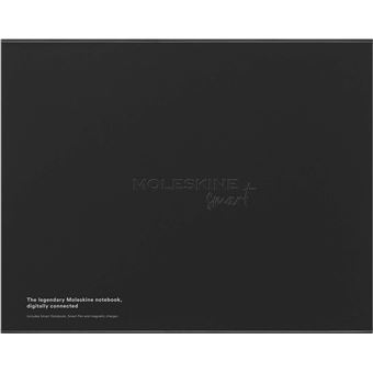 Set cahier connecté grand format Smart avec stylo Moleskine Noir