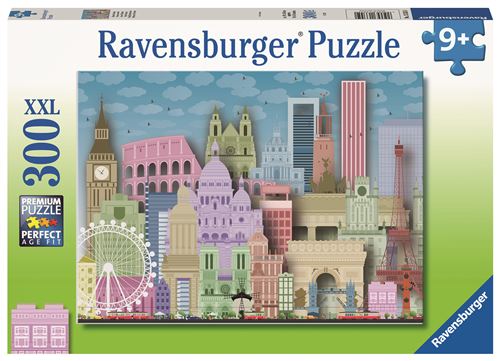 Puzzle Ravensburger XXL Europe Colorée 300 Pièces