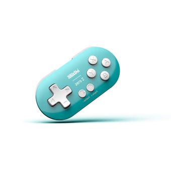 Mini Manette 8BITDO Zero 2 Turquoise