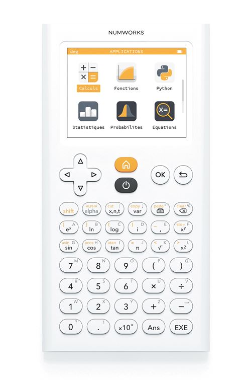 Calculatrice graphique Python NumWorks