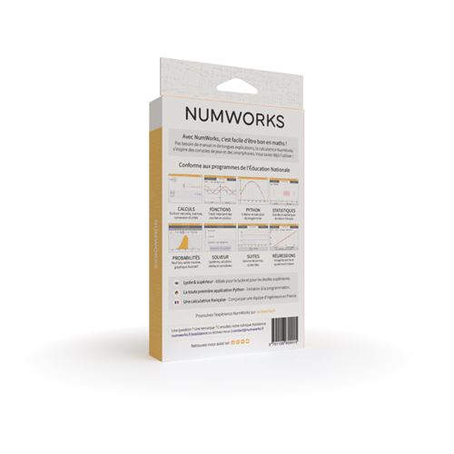 Calculatrice Graphique NumWorks - Collège/Lycée/Etudes supérieures - Python
