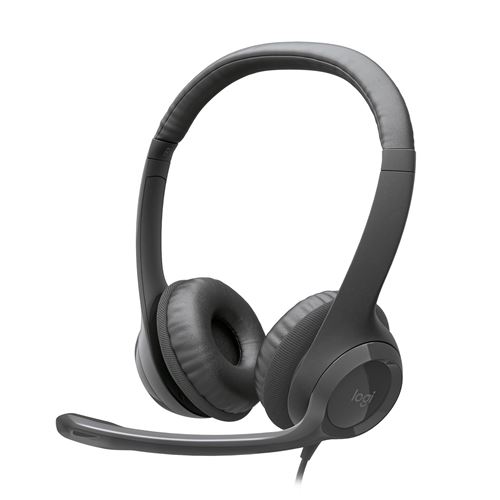 Casque PC filaire Logitech H390 Noir