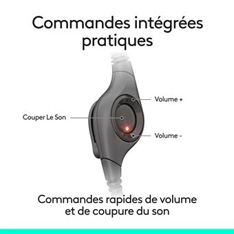 Casque PC filaire Logitech H390 Noir