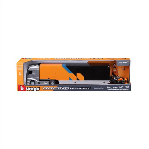 Voiture Bburago 1/13 Camion McLaren MCL38 avec Formule 1 1/43 MCL38 - Bburago