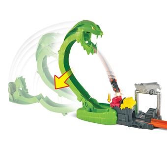 Circuit Hot Wheels City Spring Serpent Vert