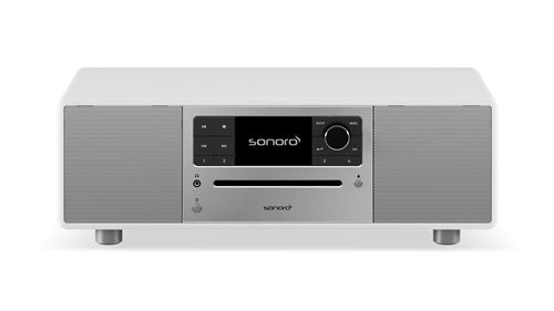 Chaîne Hi-Fi Sonoro Prestige Blanc Brillant Et Argent