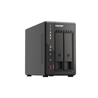 QNAP TS-253E - Serveur NAS - 2 Baies - SATA 6Gb/s - RAID 0, 1 - RAM 8 Go - iSCSI support