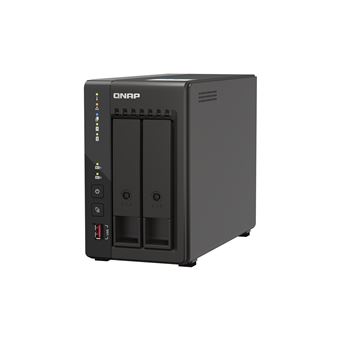 QNAP TS-253E - Serveur NAS - 2 Baies - SATA 6Gb/s - RAID 0, 1 - RAM 8 Go - iSCSI support