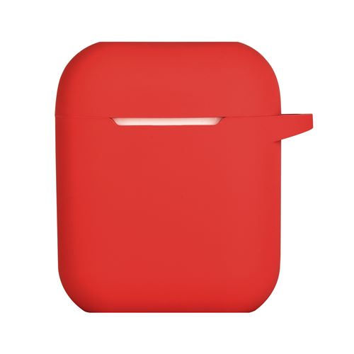 Etui en silicone robuste On Earz Mobile Gear pour AirPods 1 et 2 Rouge