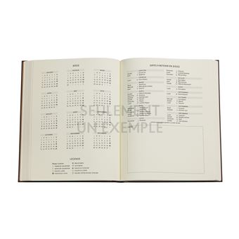 Agenda Flexis Paperblanks 2022 Jules Verne Vingt Mille Lieues Ultra 18 × 23 cm
