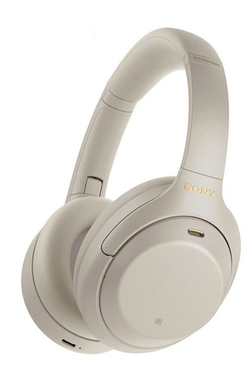 Casque audio à réduction de bruit Bluetooth Sony WH1000XM4 Argent