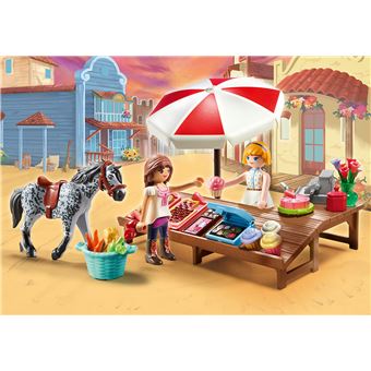 Playmobil Spirit Au galop en toute liberté 70696 Etal de friandises de Miradero