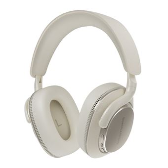 Casque circum-aural sans fil Bowers & Wilkins Px7 S3 Bluetooth avec réduction active du bruit Toile Blanc