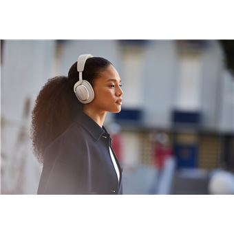 Casque circum-aural sans fil Bowers & Wilkins Px7 S3 Bluetooth avec réduction active du bruit Toile Blanc