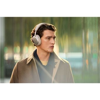 Casque circum-aural sans fil Bowers & Wilkins Px7 S3 Bluetooth avec réduction active du bruit Toile Blanc