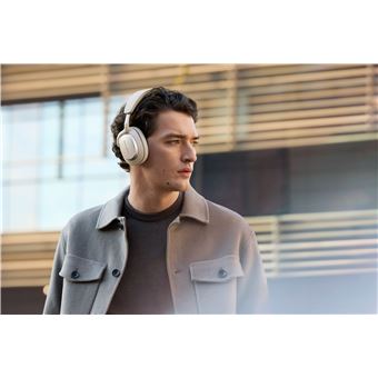 Casque circum-aural sans fil Bowers & Wilkins Px7 S3 Bluetooth avec réduction active du bruit Toile Blanc