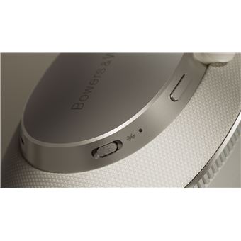 Casque circum-aural sans fil Bowers & Wilkins Px7 S3 Bluetooth avec réduction active du bruit Toile Blanc
