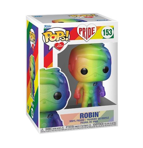 Figurine Funko Pop DC Pride Robin Rainbow Glitter