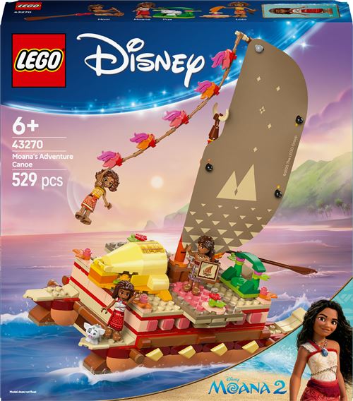 LEGO® Disney 43270 Le bateau d’aventure de Vaiana